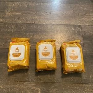 Lot of 3 Yesto Argan Oil Facial Wipes NEW